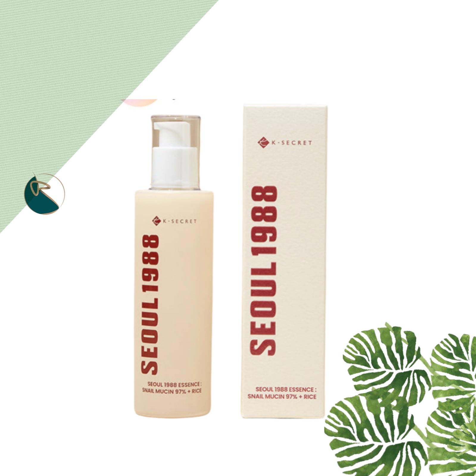 K-SECRET SEOUL 1988 Essence  : SNAIL MUCIN 97% + RICE